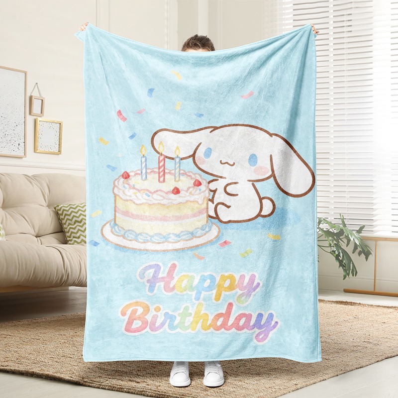 Christmas Throw Blanket - Sanrio Blanket Cinnamoroll Birthday Blanket Soft