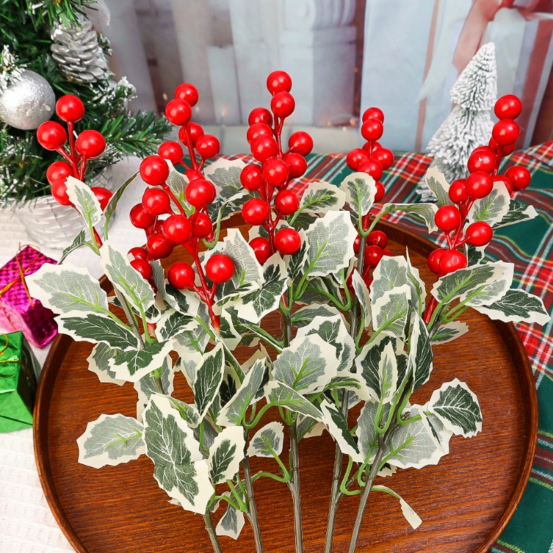 45cm Simulated Red Berry Plant - Christmas Wreath Fake 评论和价格