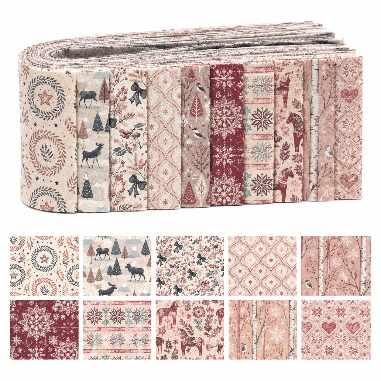 10pcs Christmas Snow Bird Patt - Christmas Table Runner 评论和价格