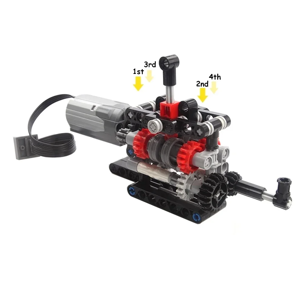 MOC High-tech 4 Speeds Gearbox - Lego Set Technic 评论和价格