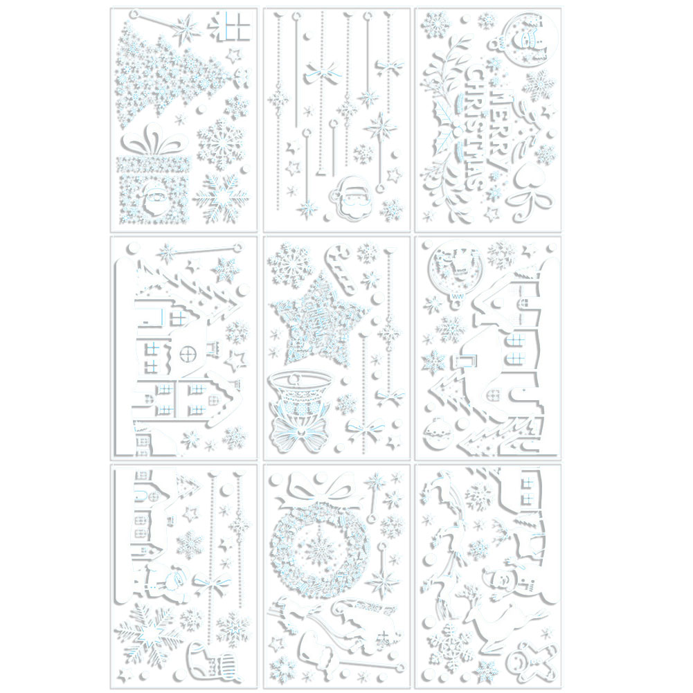 Large Christmas Window Decals  - Snowflake Window Decal 评论和价格