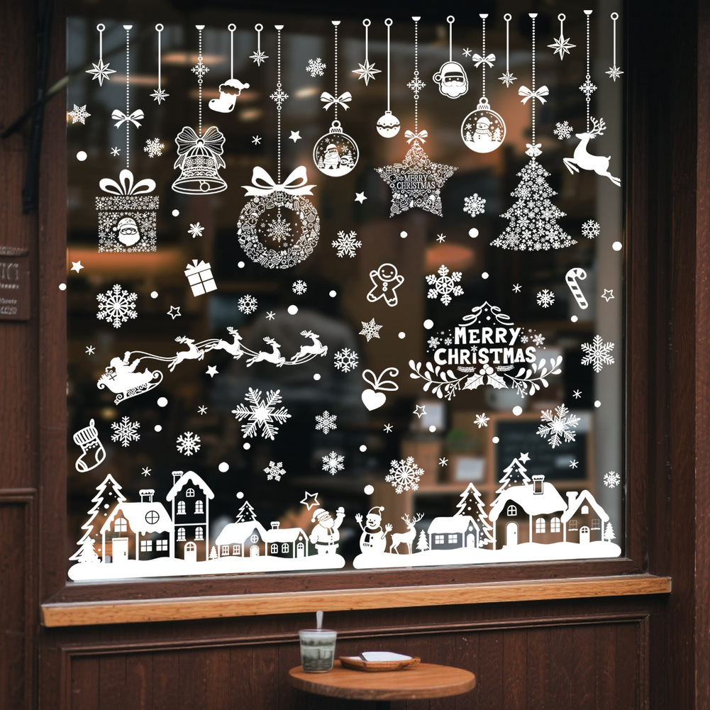 Large Christmas Window Decals  - Snowflake Window Decal 评论和价格