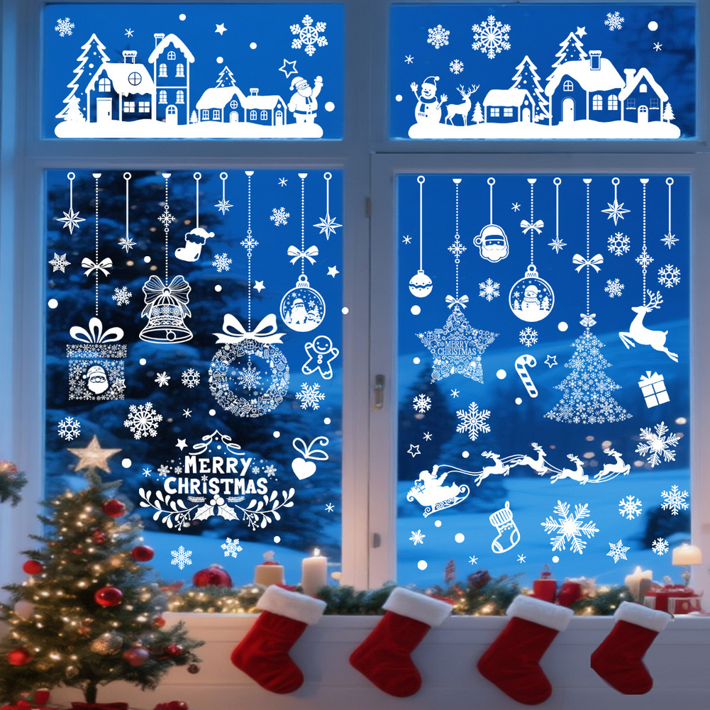 Large Christmas Window Decals  - Snowflake Window Decal 评论和价格