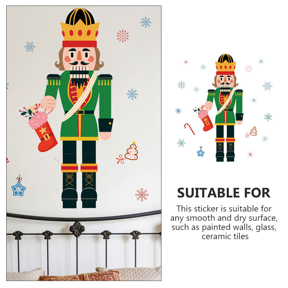 Christmas Nutcracker Snowflake - Snowflake Window Decal 评论和价格
